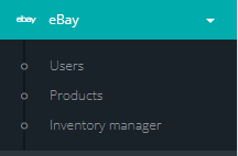 Products option in the connected channel menu in Keysender