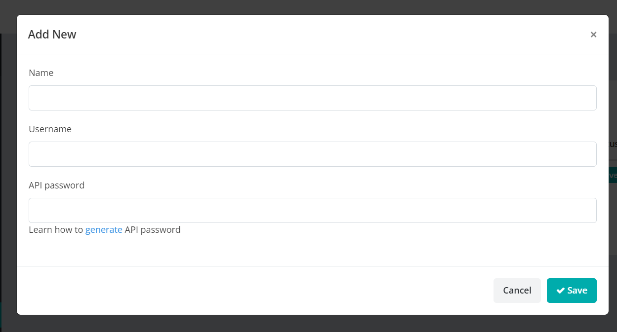 Hood.de credential fields in Keysender